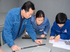 公司舉辦色差、色棋測試